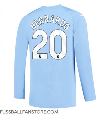 Manchester City Bernardo Silva #20 Replik Heimtrikot 2023-24 Langarm